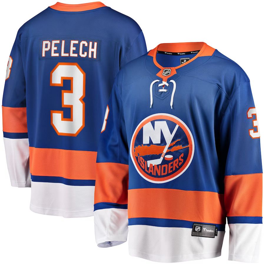 Men New York Islanders #3 Adam Pelech Fanatics Branded Royal Home Breakaway Player NHL Jersey